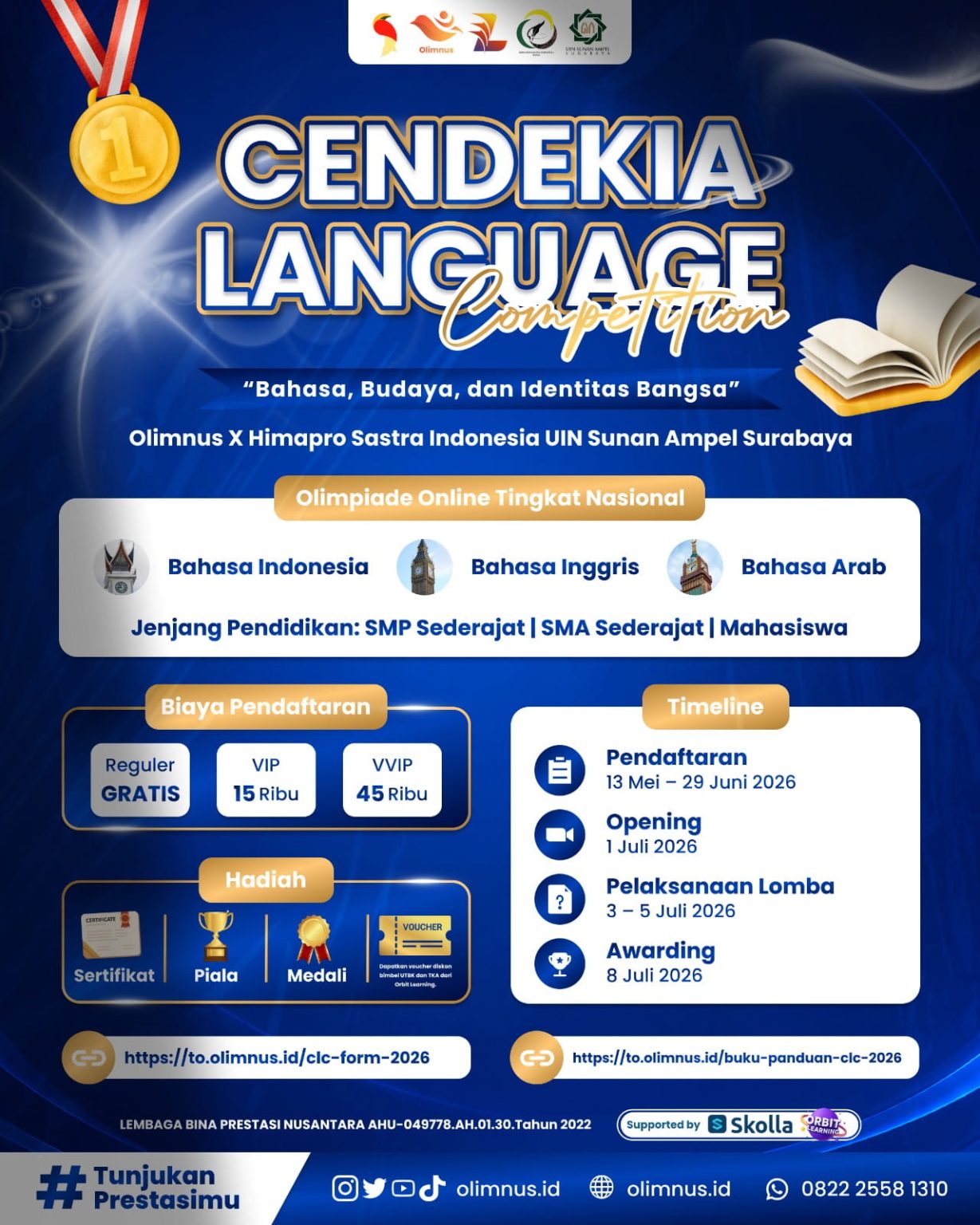 Cendekia Language Competition 2026